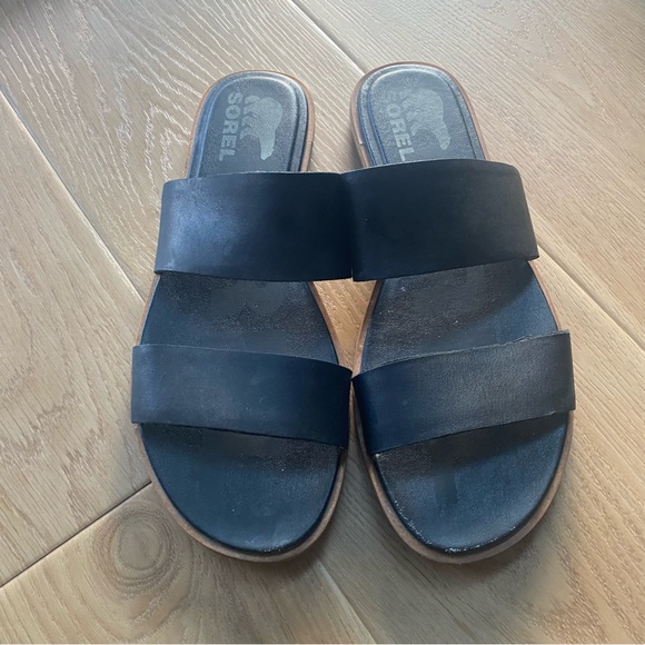 SOREL ELLA SLIDE SANDALS - Picture 2 of 9